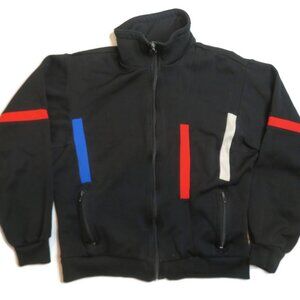 VTG White Stag Action Sports Black Track Jacket Zip Up Jacket Womens Large
